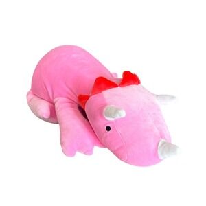 Pillowfort Weighted Plush Dinosaur Pink great for anxiety and comfort